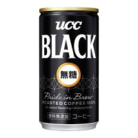 UCC ブラック 無糖 缶 185X30